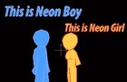 Neon Boy and Girl