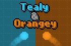 Tealy &amp; Orangey