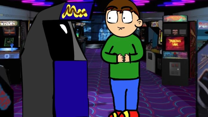 Broken Arcade Machine