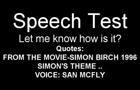 Speech Test