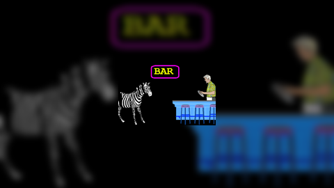 Zebra Joke: Adapted Horse