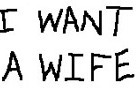 Patterns: I Want a Wife