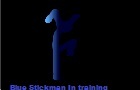 Blue Stickman in Training