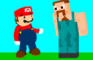 Mario Crosses Minecraft