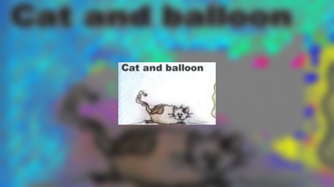 Cat and Balloon