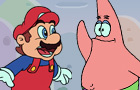 Mario Meets Patrick Star