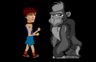 angry ape Beiber beater