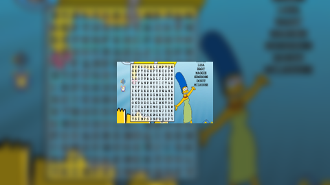 Simpsons Word search
