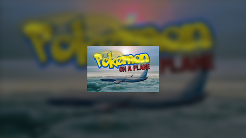 Pokemon on a plane