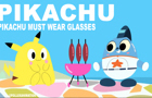 Pikachu must wear glasses