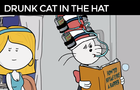 Drunk Cat In The Hat