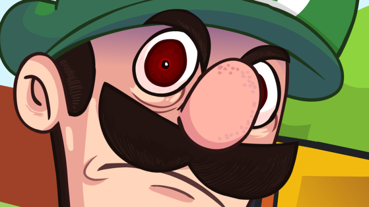 MK: Luigi Death Stare