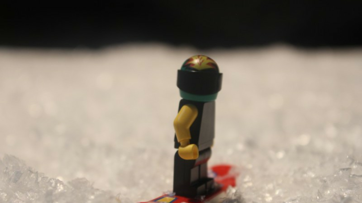 Lego snowboarder