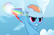Rainbow Dash Flap