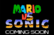Mario VS Sonic Trailer