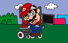 Handicapped Mario.