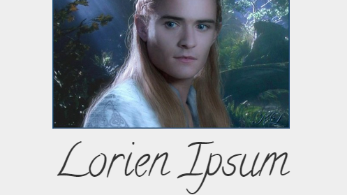Lorien Ipsum