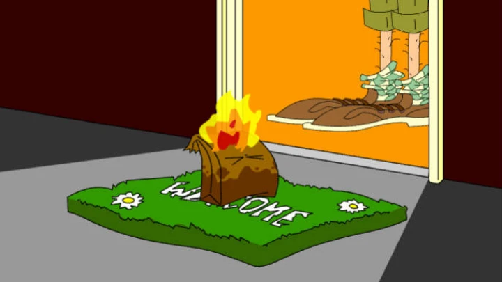 Flaming Bag of Poo