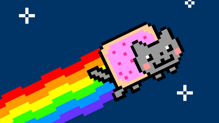 Nyan Cat Asteroid Shooter