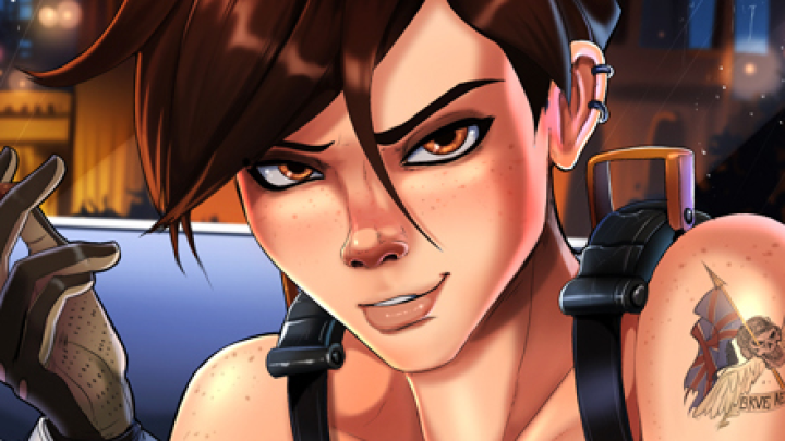 Overwatch tracer animated.