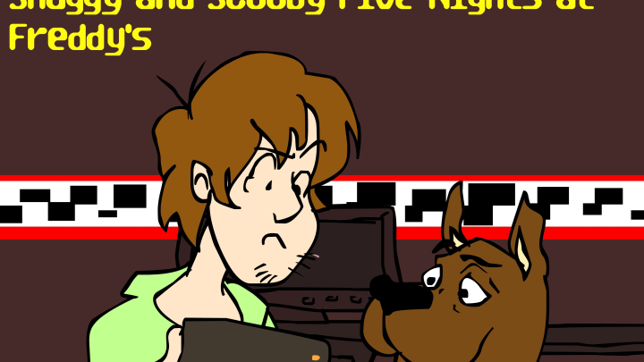 Scooby and shuggy in Five Nights at Freddy's