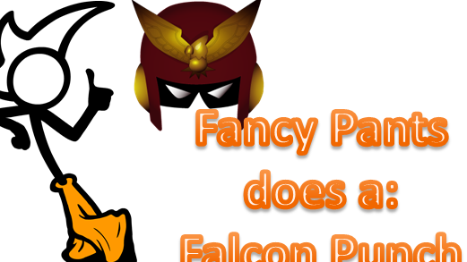 Fancy Pants does a Falcon Punch