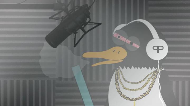 Meet Patrick the Rapping Penguin