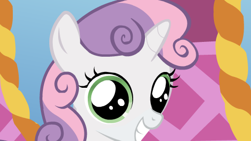 Coloring with Sweetie Belle