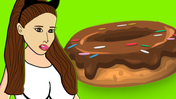 Ariana Grande Licking Donuts