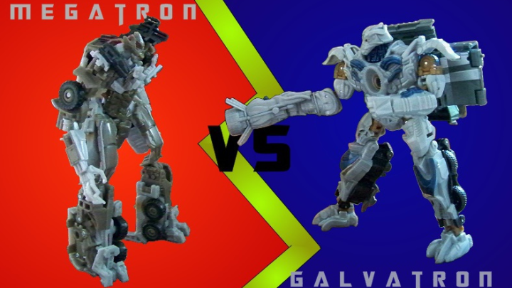 Megatron VS Galvatron (Transformers Stop Motion)