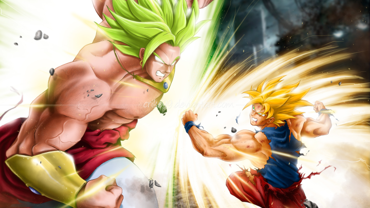 Goku V Broly Remake 2013