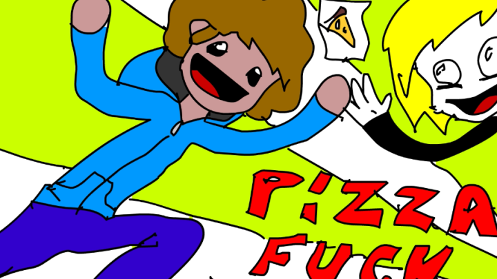 Fay and R DUDE Pizza