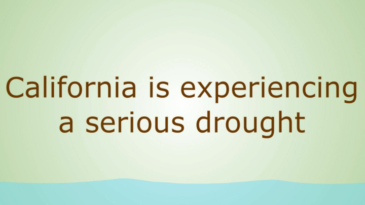 California Drought PSA