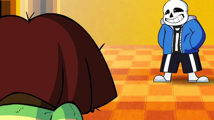 Chara vs Sans (Undertale animation)