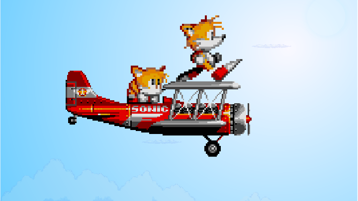 Tails' plane
