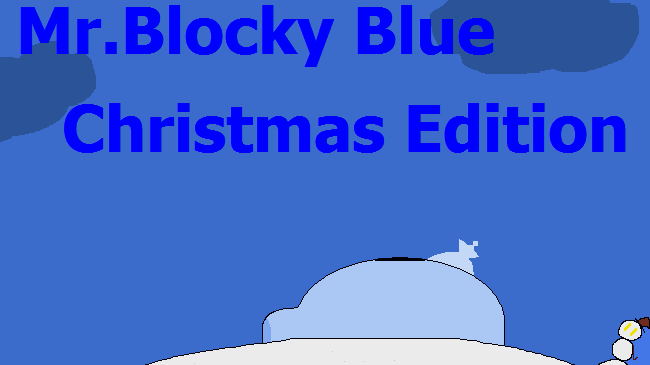 Mr.Block Blue Christmas Edition