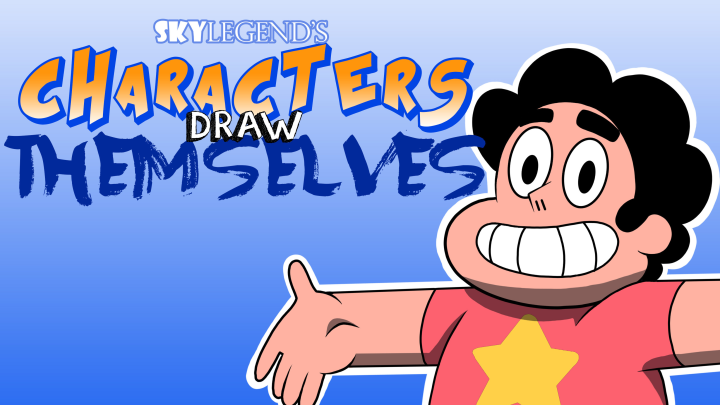 Characters Draw Themselves ft. Steven Universe