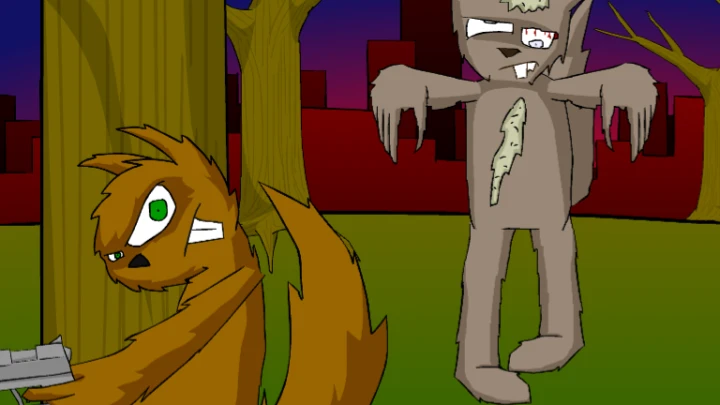 Zombie Squirrel Attack