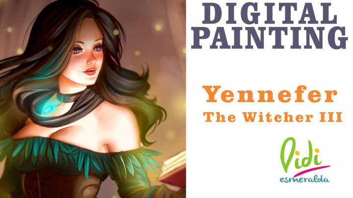 Yennefer The Witcher Speed painting