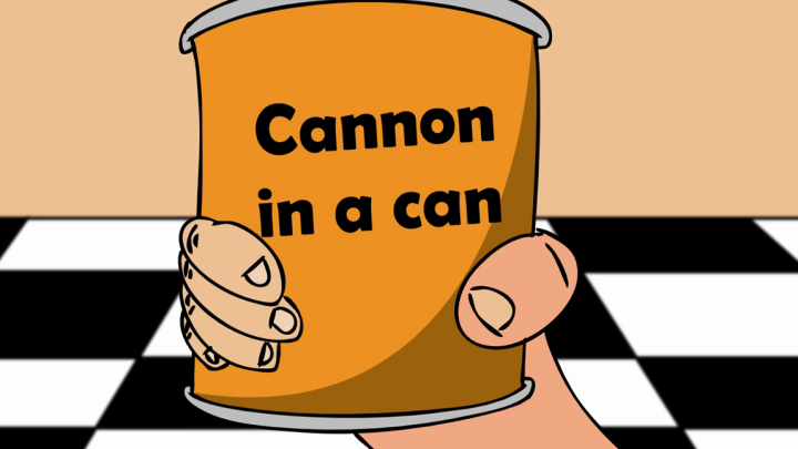 Cannon in a can