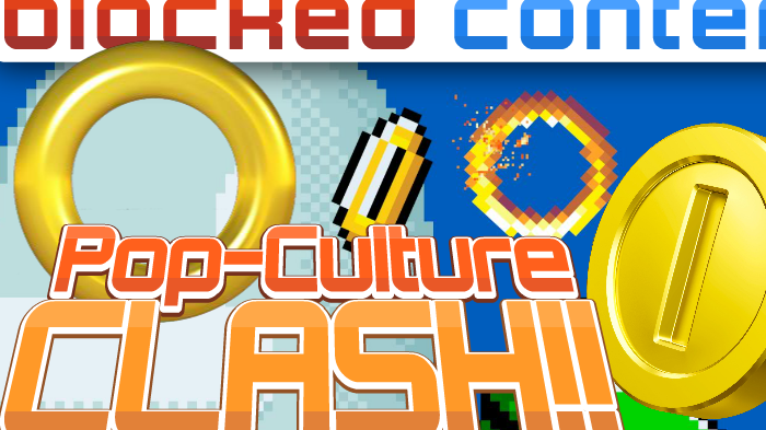 Pop Culture Clash - Mario Coin VS Sonic Ring