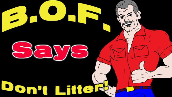 BOF Says Don't Litter - Handshake Fail