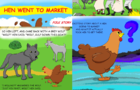 Children's Book &amp;quot;Hen Went to Market&amp;quot;