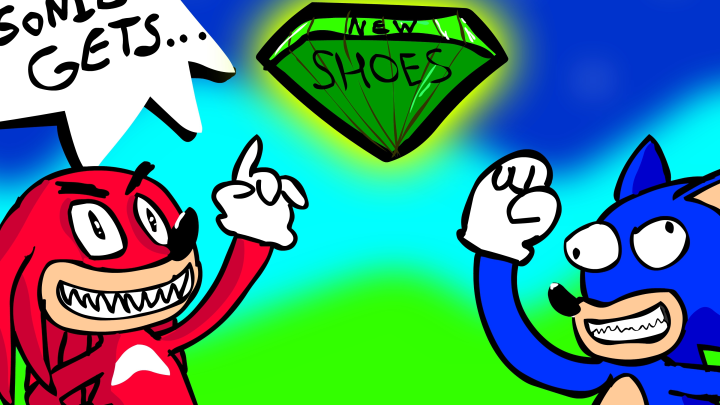 SONIC GETS NEW SHOES!