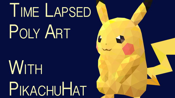 Time Lapsed Pokemon Poly Art #2