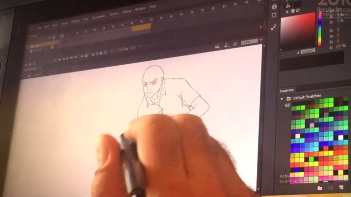 Animation process 1 'He is risen'