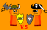 Orange Combat: Viking vs Pirate