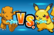 FIGHTERS: Pikachu vs Agumon