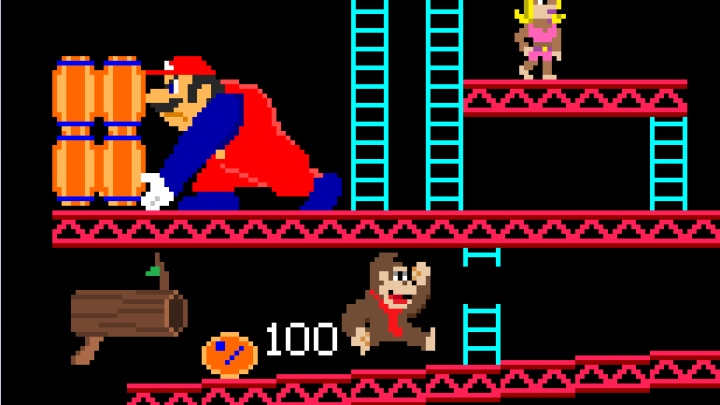 If Donkey Kong and Mario switched places