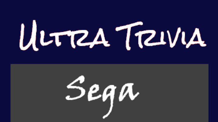 Ultra Trivia - Sega